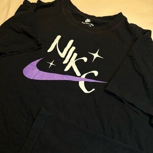 Nike Black Tee with design